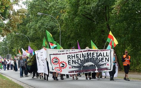 Informationsveranstaltung am 15. Juni um 19 Uhr im SUB in der Goslarschen Straße 10A zur Aktionswoche von Rheinmetall entwaffnen im August in Kassel!