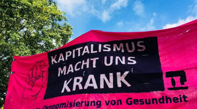 Solidaritätsaktion für Krankenhausbeschäftigte in Braunschweig