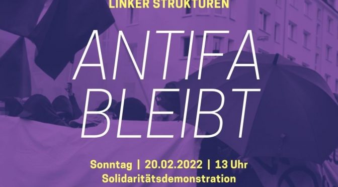 Hausdurchsuchungen gegen Antifaschist*innen in Braunschweig- Unsere Solidarität gegen ihren Polizeistaat! Demosntration am 20.2. um 13 Uhr auf dem Johannes-Selenka-Platz!
